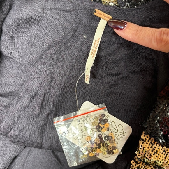 Free People | NWT | Sequin Geometric Mini Dress | XS - Picture 4 of 10